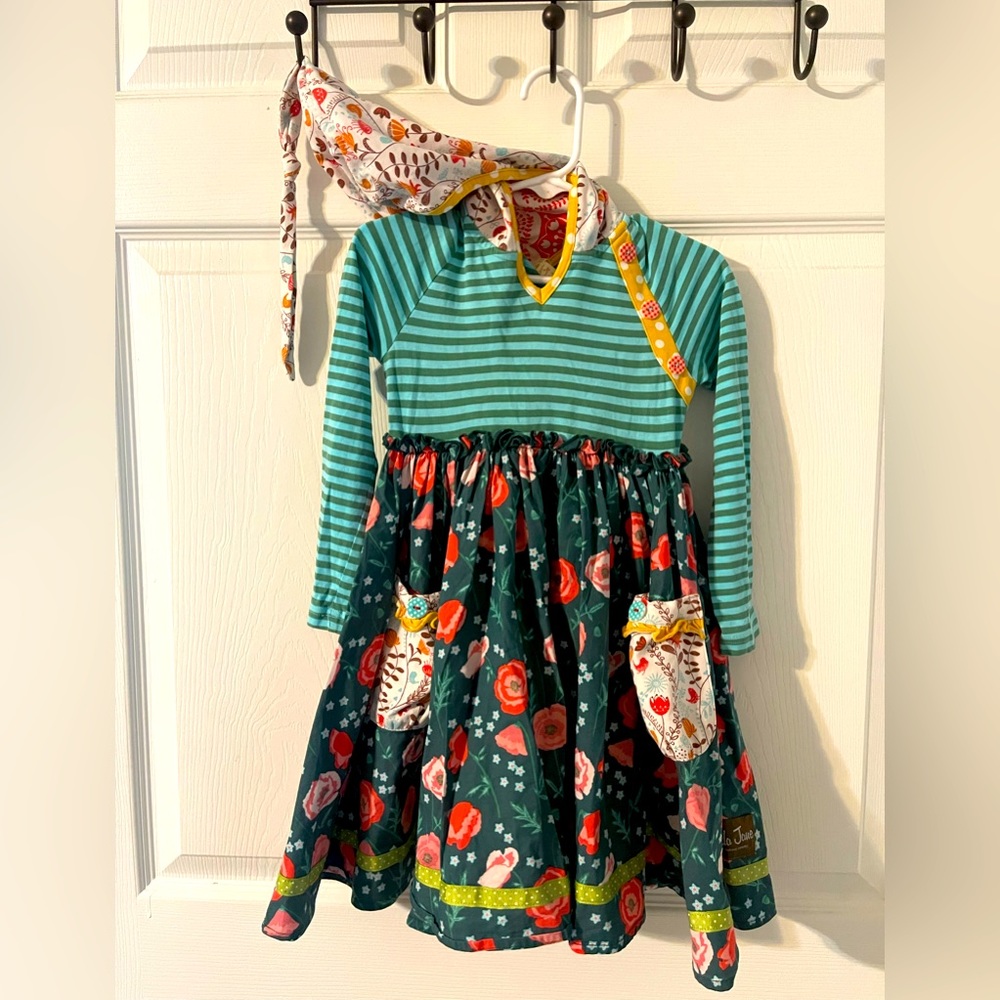 Matilda Jane Chrissy hooded Christmas dress